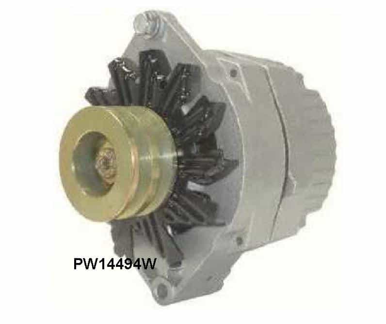 Alternator: 63 Amp 1972 only) (Ext Reg)